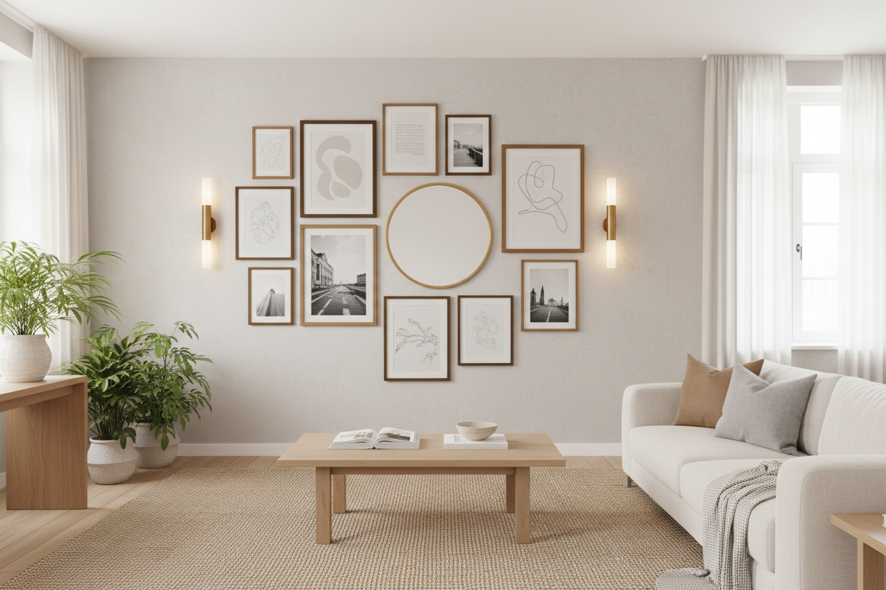 Decorating Empty Walls: How Posters & Prints, Mirrors, and Wall Lights Transform Any Room