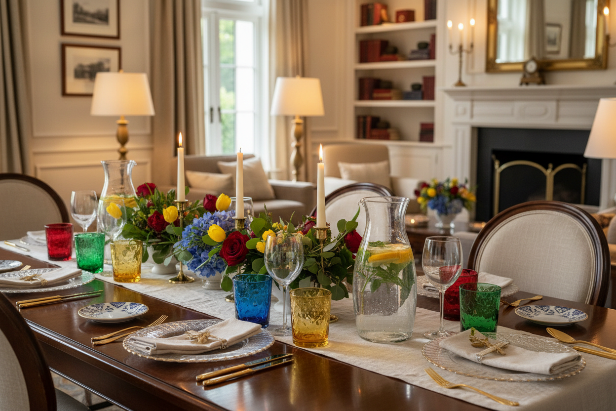 Elevate Home Hosting With Dining & Entertaining Drinkware, Colorful Tumblers, and Drinkware Tableware