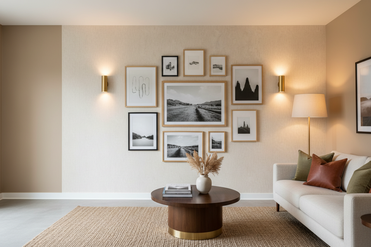 From Blank Walls to Statement Spaces: Styling with Prints, Lighting & Wall Treatments