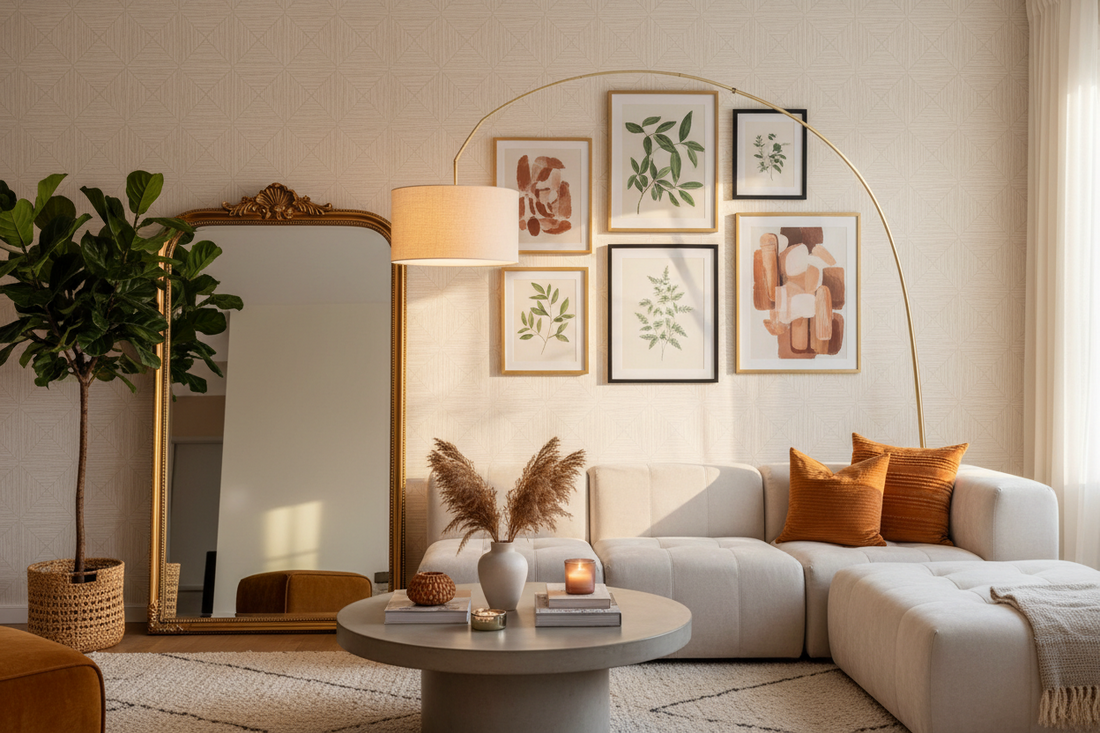 How Wall Art, Decorative Wall Treatments & Mirrors Transform Everyday Interiors
