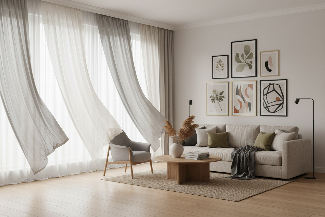 How Window Treatments, Posters &amp; Prints, and Studio Window Environment Improve Interior Spaces