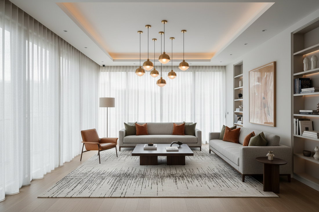 Modern Studio Atmospheres Built With Lighting and Window Treatments