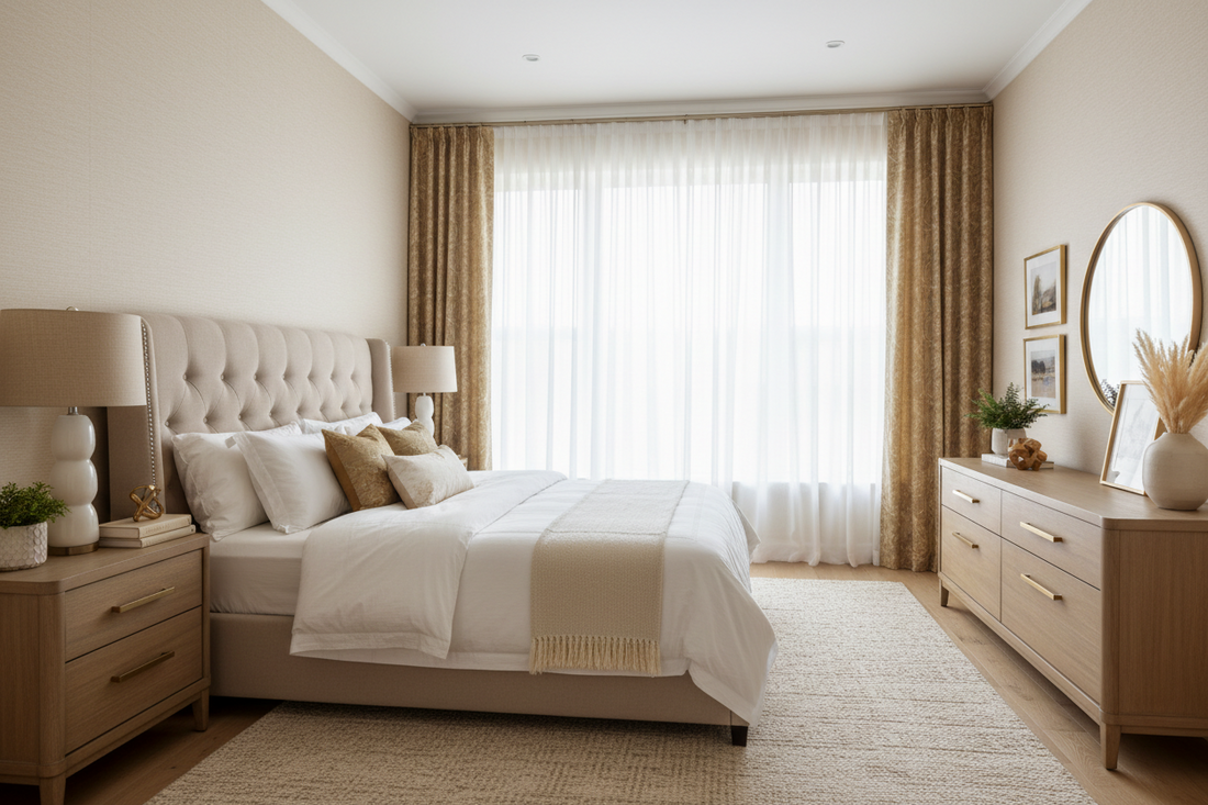 Refresh Your Bedroom with Elegant Bedroom Furniture, Home Décor & Curtain Accents, and Wall Treatments & Window Supplies