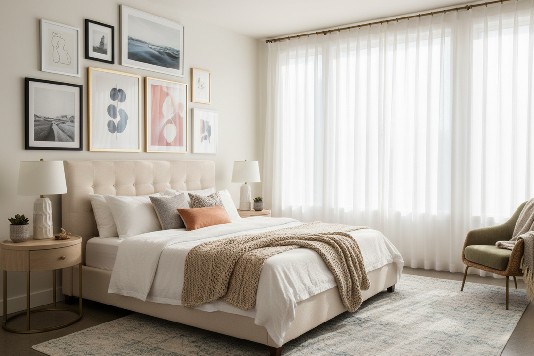 Refresh Your Home with Posters & Prints, Window Treatments, and Bedroom Furniture