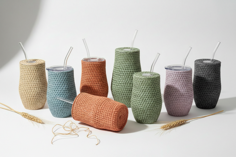 straw tumblers