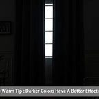 Yakamok 100% Blackout Patio Door Curtain Extra Wide Drapes - Image 8