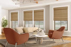 Cordless Woven Wood Roman Shades, 24W x 36H, Bayhead Natural, Sizes 20-72 Wide - Image 5
