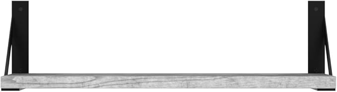 Forbena Grey Floating Shelves for Wall Decor Set of 3, Floating Book Shelves - Image 5