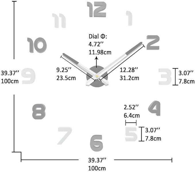 VANGOLD Design XL Size Wall Clock - Image 3