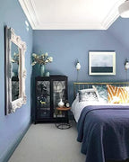 Safiyya Blue Contact Paper Grey Blue Peel and Stick Wallpaper Removable - Image 6
