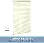 Lotus & Windoware Cordless 1" Vinyl Mini Blind 32" Wide x 64" Long - Image 5