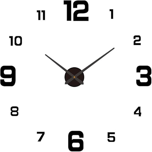 3D DIY Luminous Dial Acrylic Frameless Silent Wall Clock by Irishom