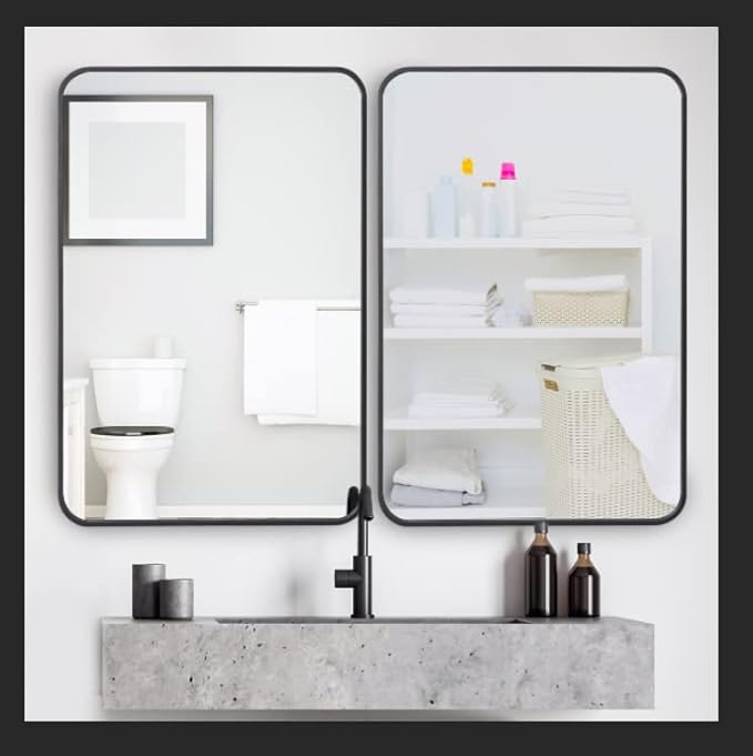 ZenStyle 2 Packs Wall Mount Mirror - Image 6