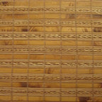 Cordless Woven Wood Roman Shades, 30W x 48H, Sarasota Camel, Sizes 20-72 Wide - Image 7