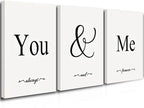 GUBIYU Black and White Love Canvas Poster by GUBIYU