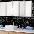 Arthome Black Marble Contact Paper, Peel and Stick Black Paper, Self Adhesive - Image 2