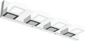 Ralbay Dimmable Bathroom Lights Modern 4 Lights Vanity Lights Fixtures Acrylic by RalbayLighting
