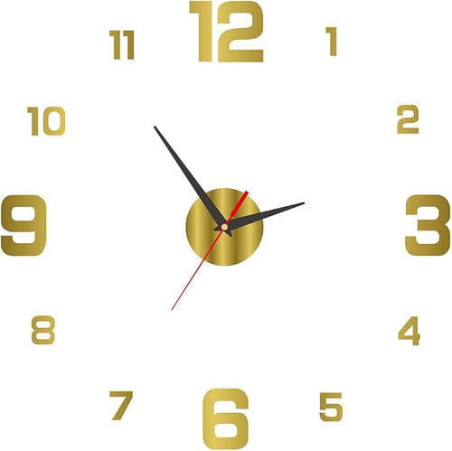 3D DIY Luminous Dial Acrylic Frameless Silent Wall Clock by Irishom