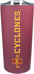 Campus Colors NCAA Stainless Steel Tumbler perfect for Gameday - 18 oz - Double Walled - Keeps Drinks Perfectly Insulated (Iowa State Cyclones - Maroon)