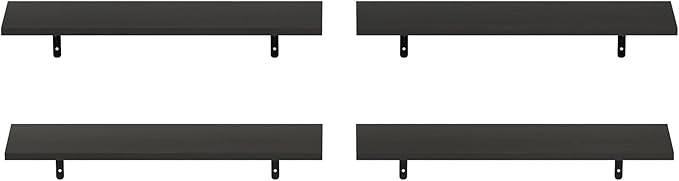 Furinno Rossi Floating Shelves for Wall Set of 4, 23-Inch Wall Shelf, Floating - Image 4