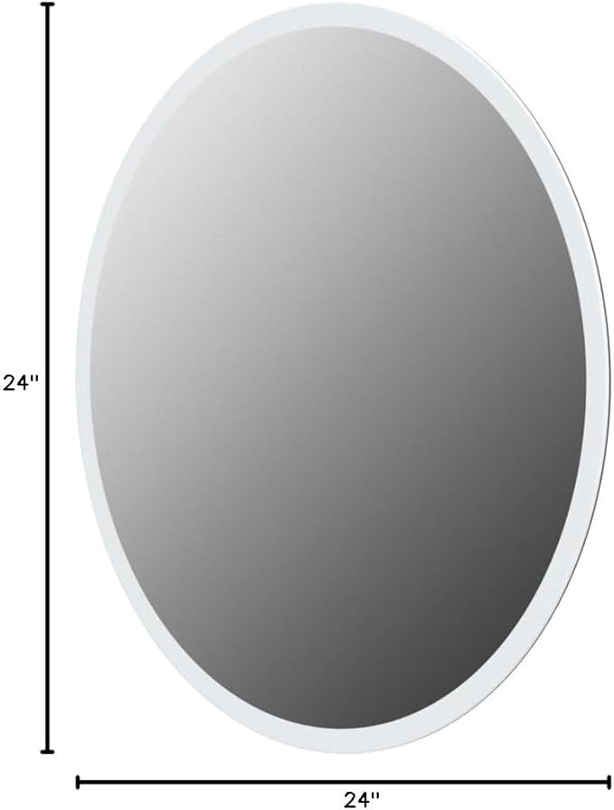 Better Bevel Frameless Round Mirror - Image 10