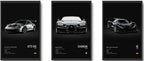 CSLGQGV Car Poster Vintage Racing Car Wall Art Supercar Canvas Prints Painting by Unknown