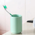 Japanese Style Ceramic Tea Cup, Handleless Ceramic Mug, Matte Glazed Couple Cup, Suitable for Drinking Water, Tea, Coffee (Light Green)