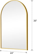 Arched Wall Mirror, Living Room, Hang Vertical or Horizontal - Image 3