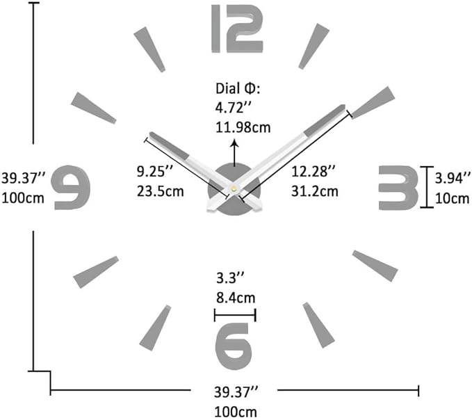VANGOLD Design Large Wall Clocks - Image 3