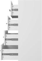 ROOMTEC Modular Closet System, 19.5" 4 Drawer Shelf Closet Tower Wall-Mounted - Image 7