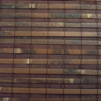 Cordless Woven Wood Roman Shades, 57W x 72H, Hatteras Cocoa, Sizes 20-72 Wide - Image 7