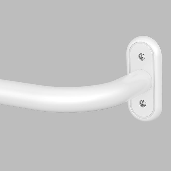 Curtain Rods 36-120 Inch, 1 Inch Adjustable Long Heavy Duty Room Darkening by Wolistsa