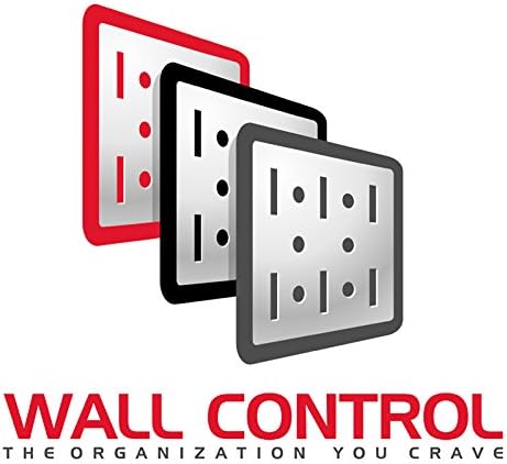 Wall Control Pegboard 16in x 32in Horizontal Orange Metal Pegboard Tool Board - Image 6