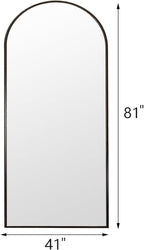 Rowjut Floor Full Length Mirror, Arched Mirrors Full Length 81"x41" - Image 3