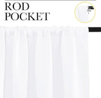 NICETOWN RV Curtains for Camper & Kitchen Windows, Light Filtering Curtains & - Image 3