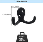 Kruodop 8 Pack Wall Hooks Wall Mounted Coat Hooks - Image 2