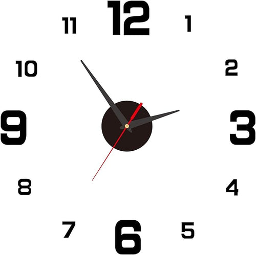 3D DIY Luminous Dial Acrylic Frameless Silent Wall Clock by Irishom