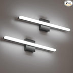 Combuh 2 Pack Bathroom Light Fixtures Black Vanity Lights Bar 24 Inch 14W by Combuh