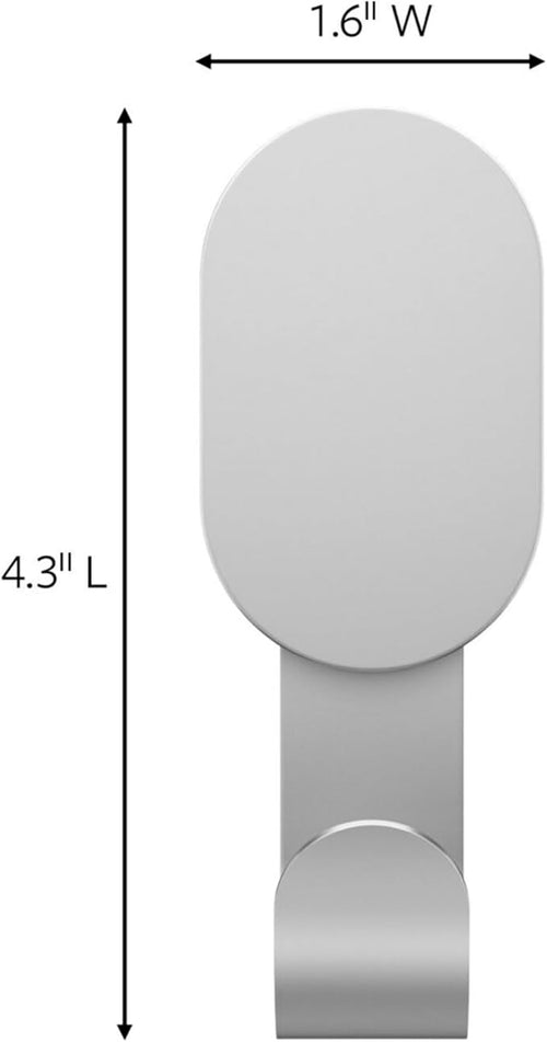 3M CLAW 25 lb. 2 Drywall Silver Hooks & 2 Extra Picture Hangers, Heavyweight - Image 2