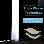 RYB Home Blackout Room Divider Curtain, Soundproof Privacy Screen Curtains - Image 7