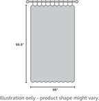 NICETOWN Room Divider Curtain Screen Partitions, Vertical Blind - Image 8