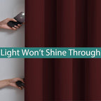 Yakamok 100% Blackout Lined Panels, Thermal Insulated Blackout Curtains - Image 3