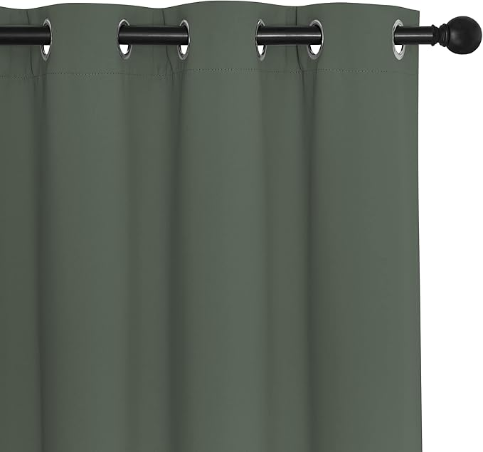 NICETOWN Blackout Drapery Curtain Panel 90 inches Long - Image 7