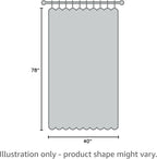 Joydeco Blackout Door Curtain for Doorway Privacy 78 Inches Long, Grommet - Image 10