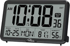 WallarGe Auto Set Digital Wall Clock Battery Operated, Desk Clocks by WallarGe