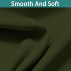 Yakamok Green 100% Blackout Curtains, Total Blackout Lined Curtain Panels - Image 6