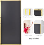 Koonmi 78"x35" Floor Mirror Full Length, Bedroom Floor Body Mirror - Image 6