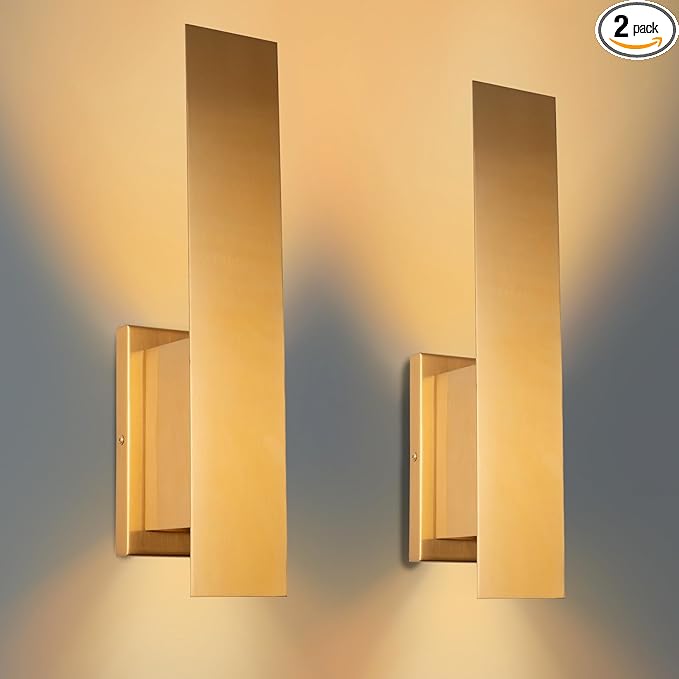 Edwarmlux Indoor Wall Sconces, Modern Wall Lights, Up and Down Wall Mount Light by Edwarmlux