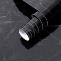 Arthome Black Marble, 17x393 Inches Peel and Stick Wallpaper, Marble Contact by ArthomeWALLDECOR
