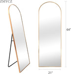 Floor Mirror, Arched Mirror Full Length, Freestanding Mirrors, Arch Floor - Image 3